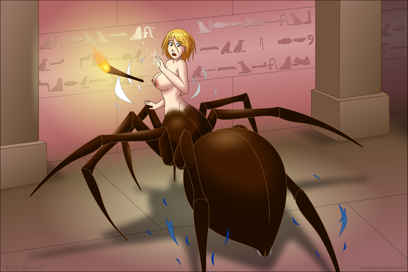 Cursed arachnid nudes